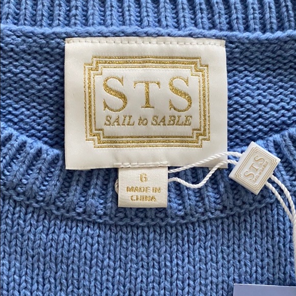 NWT Sail to Sable Girls Knit Dress - Picture 4 of 5